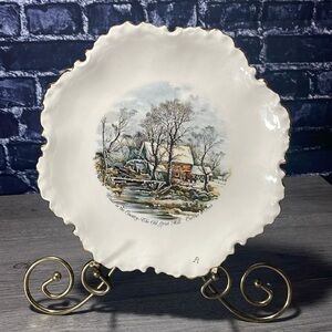 Currier and Ives Plate